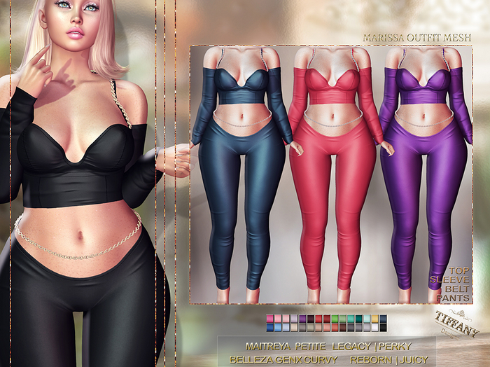 ::TD:: Marissa Outfit {Mesh}