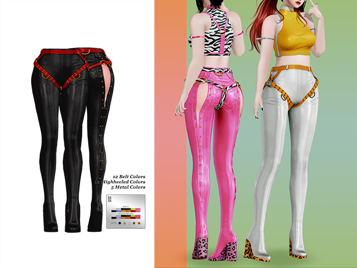BADA~Iris Pants Black