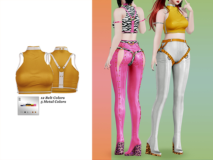 BADA~Iris Top Yellow