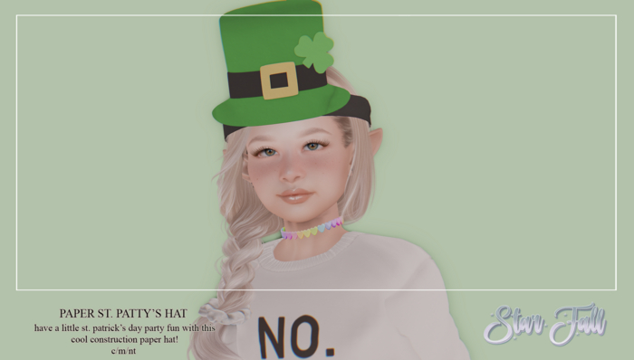{Starfall} - Paper St. Patty's Hat