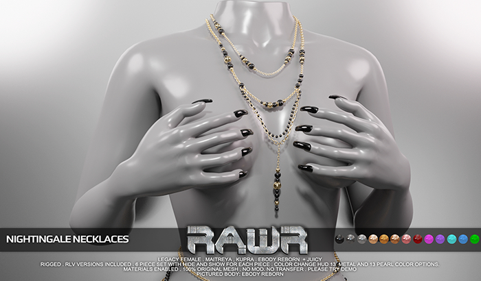 RAWR! Nightingale Necklace Inc. RLV (add me)