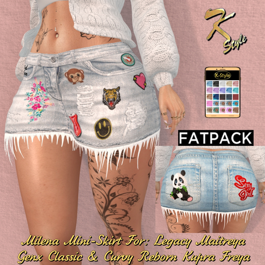 [K-Style] MILENA MINI-SKIRT #FATPACK