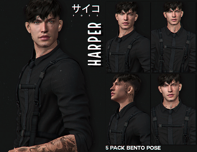 PSYCHO POSE - 5 POSE BENTO - HARPER