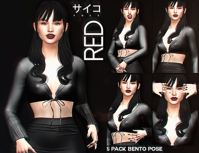 PSYCHO POSE - 5 POSE BENTO - RED