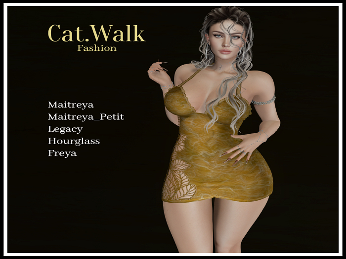 Cat.Walk-BENNY-DRESS-GOLD
