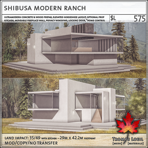 Trompe Loeil - Shibusa Modern Ranch 2.0 [mesh]