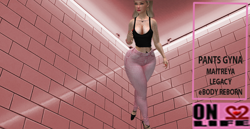 PANTS GYNA_ON 2 LIFE_RED