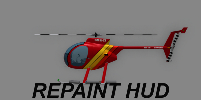 SkyMax Mini 501 Red Paint Hud