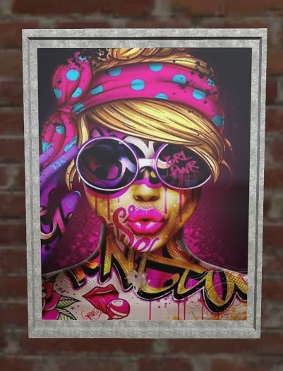 WOMAN IN GLASSES POP ART - SL POP ART