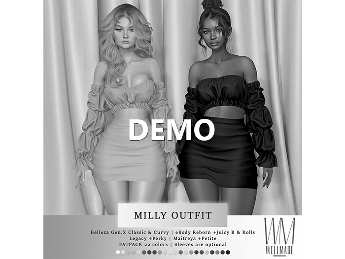 [WellMade] Milly Outfit DEMO