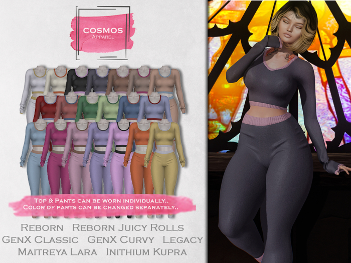 [COSMOS] Sina Leisure Set Knit / 20 Colors Fatpack