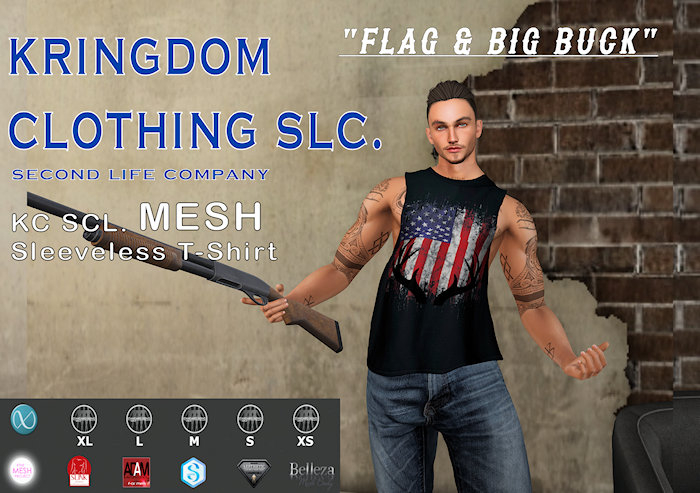 KC SLC. Flag & Big Buck 