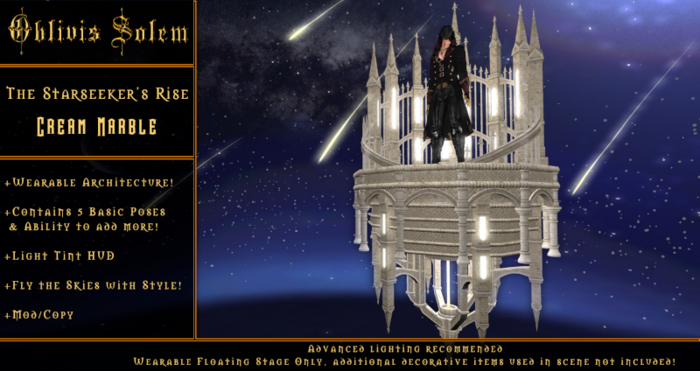 [+Oblivis+] The Starseeker's Rise (Cream Marble)
