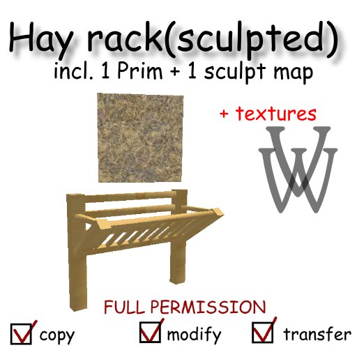 hay rack (sculpted)