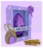 ~Deluxe Chocolate Purple Persuasion Wrapped Egg~Gift