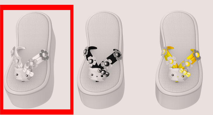 #UNIVERSA - Kitty Slippers - White