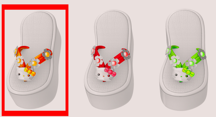 #UNIVERSA - Kitty Slippers - Orange