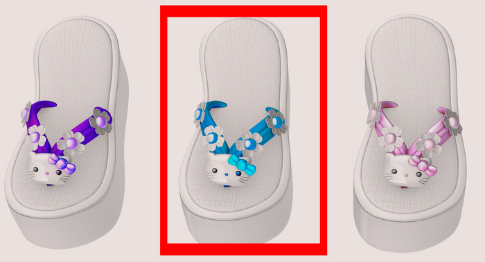 #UNIVERSA - Kitty Slippers - Blue