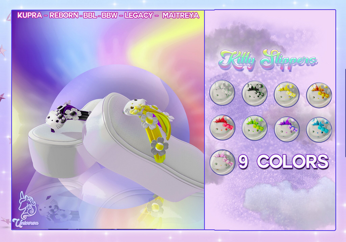 #UNIVERSA - Kitty Slippers- FATPACK