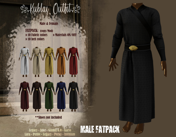 //R3D// Kublai Outfit - Male