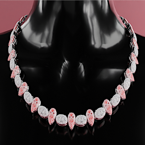 BWOKE " Pink Pear Oval Chain " Unpacker