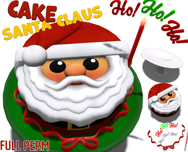 [ Full Perm ] Christmas Santa Claus Cake