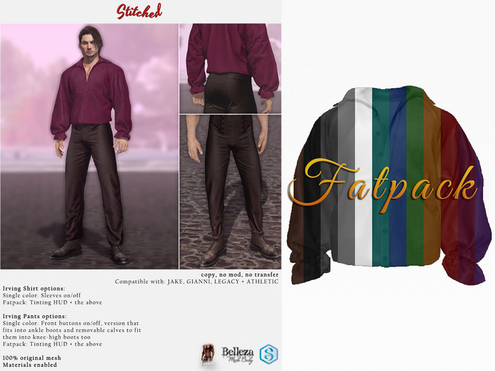 (Stitched) Irving Relaxed Shirt - Fatpack