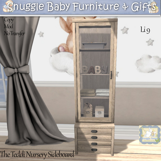 The Teddi Nursery Sideboard By Snuggle Baby 