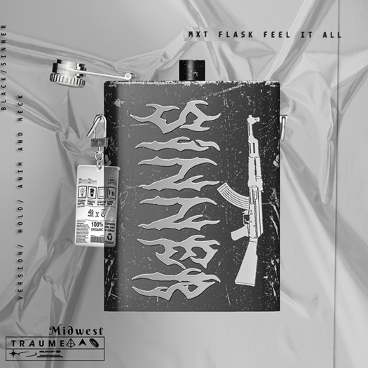 MxT - Feel It All - Flask Black - Sinner