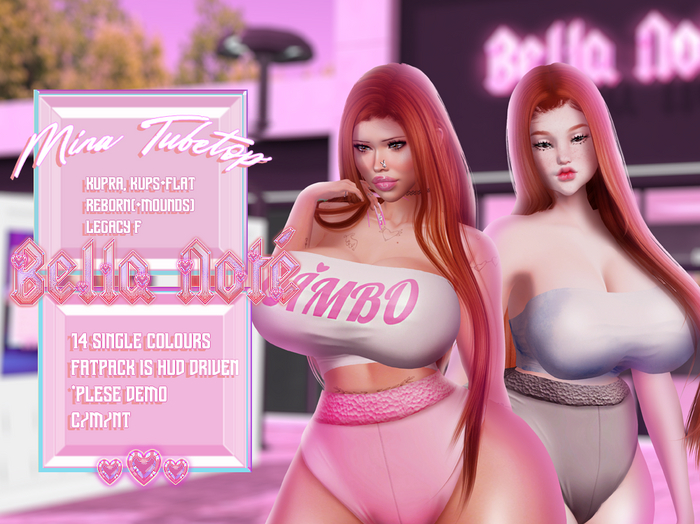 Bella Note - Mina Tubetop FATPACK (UPDATE)