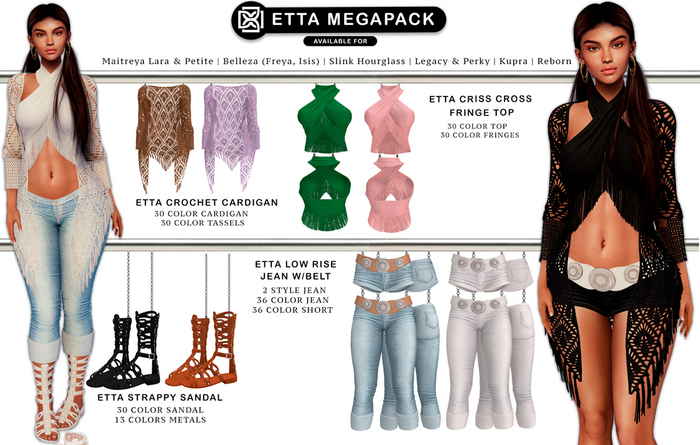 Addams - Etta - Complete Outfit #MEGAPACK