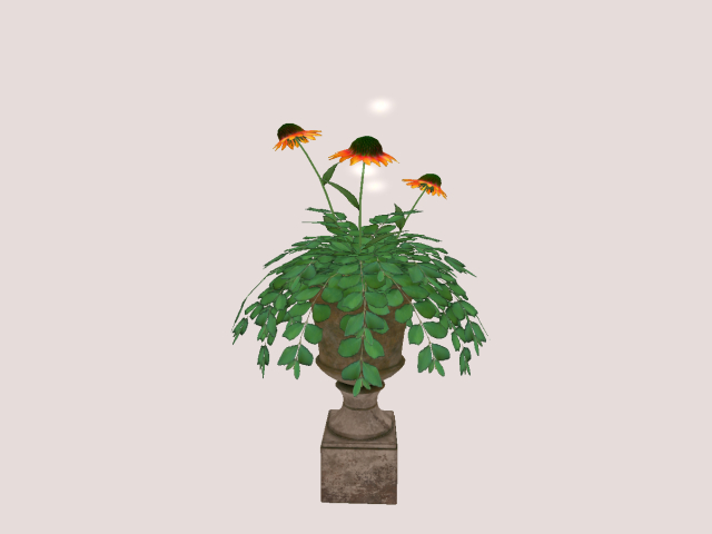 Mesh Pot With Mesh Plants