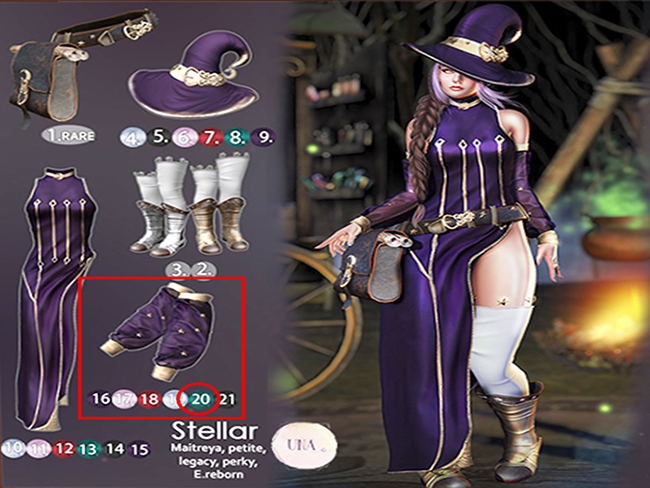 20. UNA. Stellar Sleeves (Mait.) teal