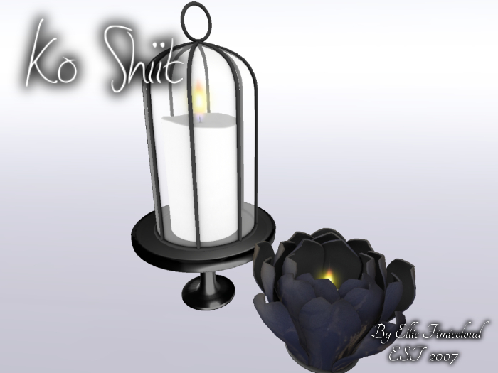[KO SHIIT] Clara Dome and Flower Candles