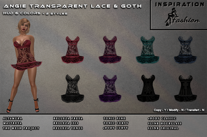 Angie Transparent Lace