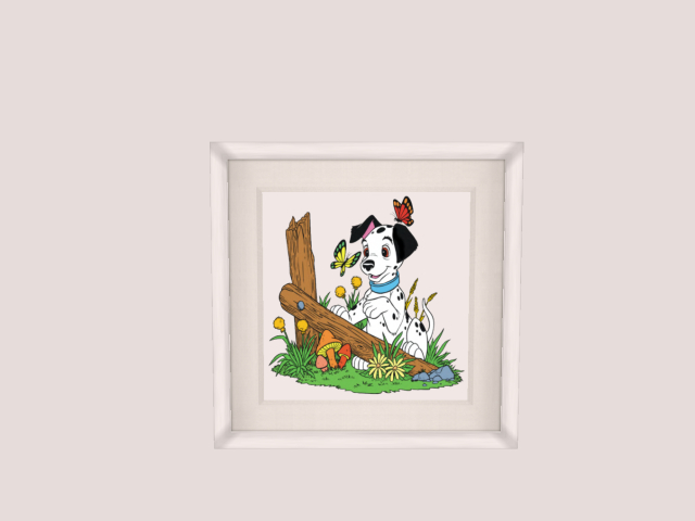 Frame with Dalmata
