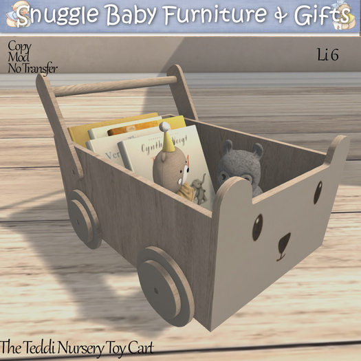 The Teddi Nursery Toy Cart By Snuggle Baby