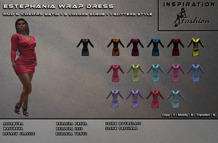 DEMO Estephania Wrap Dress