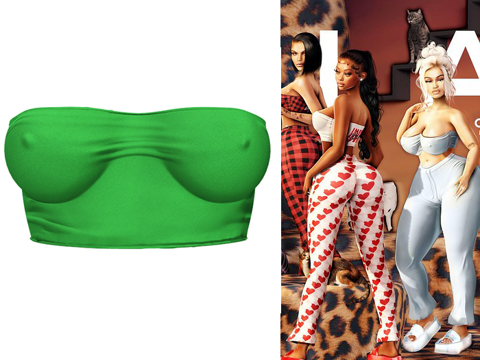 YALLA ✦ Cozy TubeTop [GREEN]