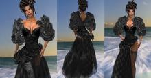 KL KARIN EVENING GOWN BLACK