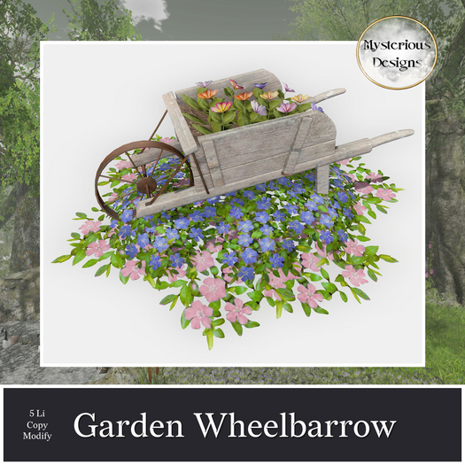 Mysterious Designs - Garden Wheelbarrow