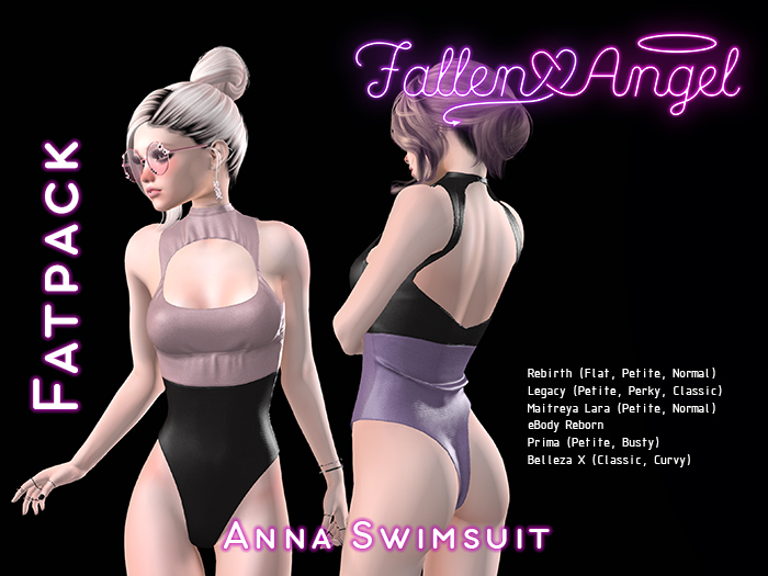 .:: Fallen Angel ::. Anna Swimsuit - FATPACK
