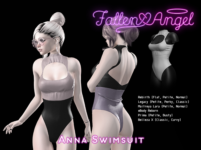 .:: Fallen Angel ::. Anna Swimsuit - WHITE