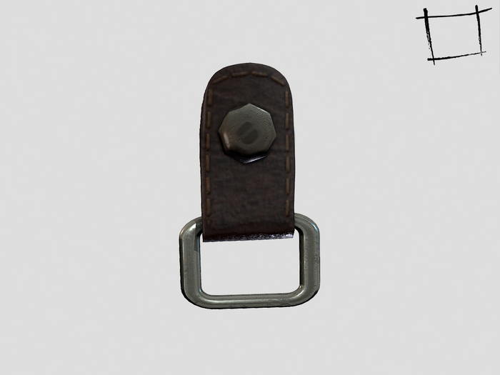 Full Perm Non Rigged Leather Attachment Hook