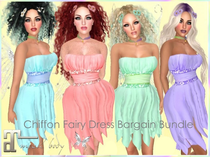 ``***{ E.D. PASTEL SPRING FAIRY FITMESH MAITREYA FATPACK
