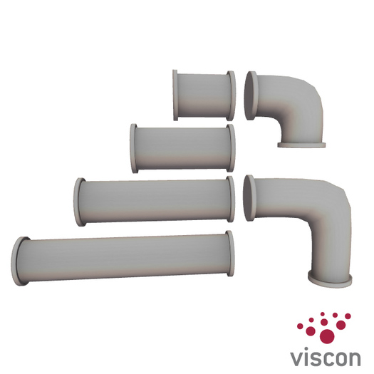 Viscon* Sculpties Pipelines + UV Maps/Texture