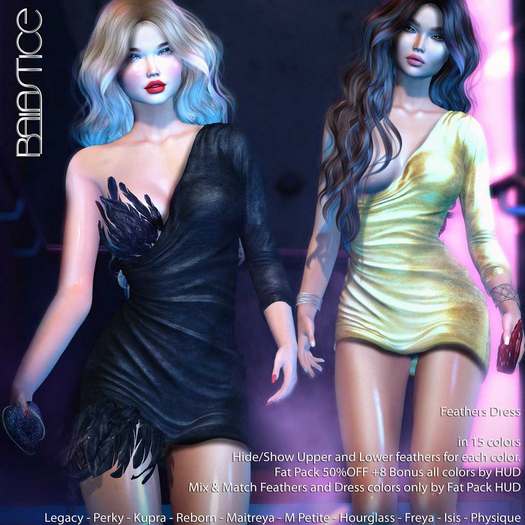 Baiastice_Feathers Dress-All Colors