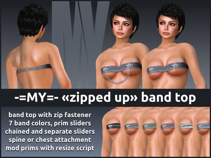 -=MY=- zipped up band top