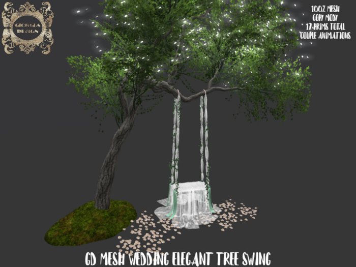 GD MESH WEDDING ELEGANT TREE SWING