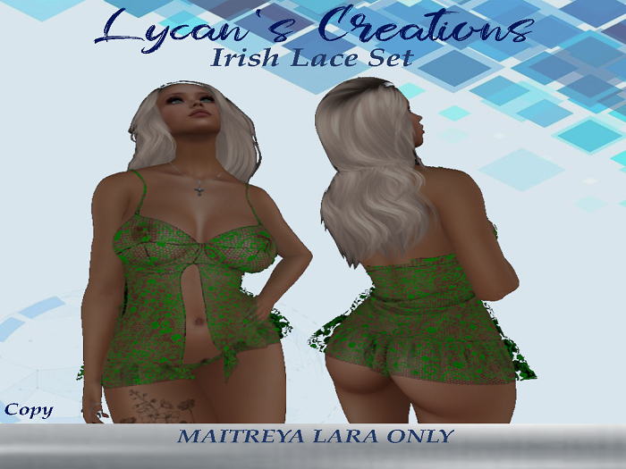 LC's Shamrock Lace Lingerie